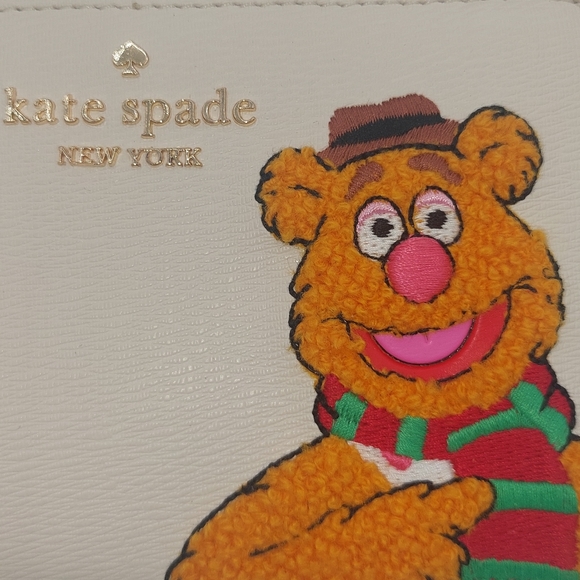 Kate Spade X Disney Muppets med saffiano bifold wallet - Picture 6 of 6